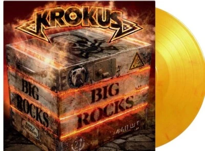 Krokus – Big Rocks LP Album vinyl record limited yellow numbered 180gram reissue - Image 1 of 4