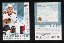 2017-18 Upper Deck Premier /99 Alex DeBrincat #SSR-AD RPA Rookie Patch Auto RC