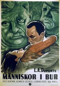 LOVE STORM 1930 Conrad Veidt, Fritz Kortner, Tala Birell SWEDISH POSTER - Picture 1 of 1