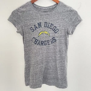 Reebok San Diego Chargers Shirt Damen Größe Small Grau Kurzarm Fußball - Bild 1 von 8