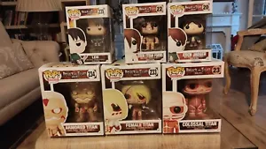 Funko POP - Attack On Titan - Bundle / Colosal, armored, female, eren - Imagen 1 de 4