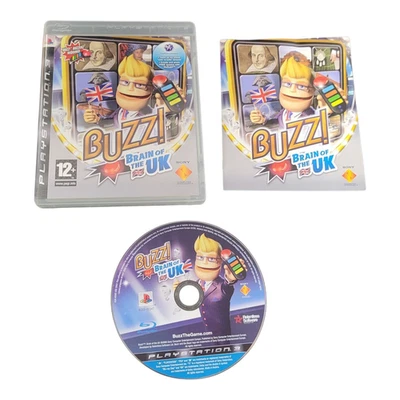 Buzz Brain of the UK PS3 Mint Condition Disc Boxed With Manual - Image 1 of 4