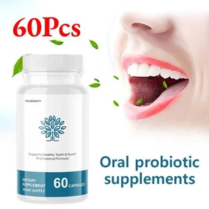 Purdentix Oral Probiotic Support Healthy Teeth & Gums - Pro Form ula 60 Capsules - Picture 1 of 8