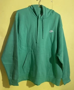 Nike Sportswear Club Men's Pullover Hoodie - Shade Of Green XXL - Picture 1 of 4