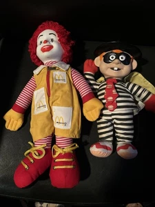Vintage Ronald Mcdonald & HamBurglar Dolls - Picture 1 of 8