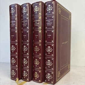 Vintage William Shakespeare - The Complete Works Volumes: I-IV. Hardcover GC. - Picture 1 of 5