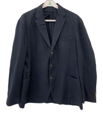 Chaqueta Blazer Polo Ralph Lauren Morgan Yale SV 42R L Hecha en Italia Azul Marino #116 Foto 1 de 4