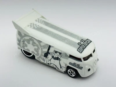 Hot Wheels АВТОБУС VOLKSWAGEN DRAG код 3 белый штурмовик СУПЕР ИГРУШКА CON изящный!!! - Изображение 1 из 4