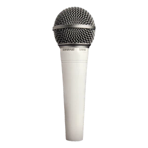 Shure SM48W-LC Limited White Special Edition Cardioid Dynamic Vocal Microphone - Picture 1 of 1