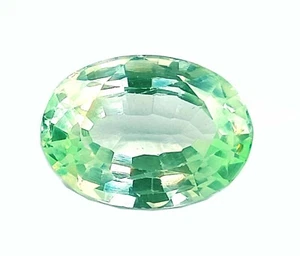 Pakistani Oval Shape 12.20 Ct Certified Natural Green Peridot Loose Gemstone AKH - Picture 1 of 7