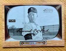 2004 Bowman Heritage Whitey Ford Black and White Yankees #59