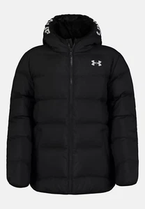 Under Armour Boys Pronto Weight Puffer Jacket- Size 6- Black-Lightweight - Picture 1 of 2
