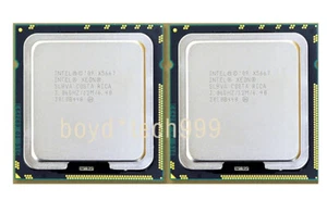 Matching pair Intel Xeon X5667 X5672 X5675 X5677 X5679 X5687 CPU Processor - Picture 1 of 12