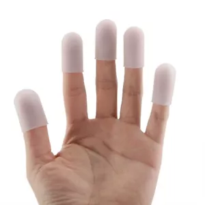 Neu wiederverwendbare Silikon Fingerspitzenabdeckung Fingerschutz ungiftig langlebig für Kit - Bild 1 von 8