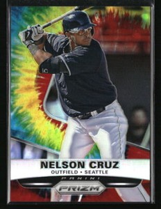 Nelson Cruz 2015 Panini Prizm Prizms Tie Dyed Baseball Card #124 42/50
