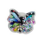 Mobile Phone Finger Holder Decorative Easy Installation Butterfly Quicksand