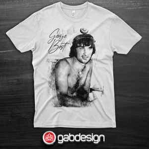 T-shirt George Best Campione Calcio Iconic - 100% cotone - Imagen 1 de 1