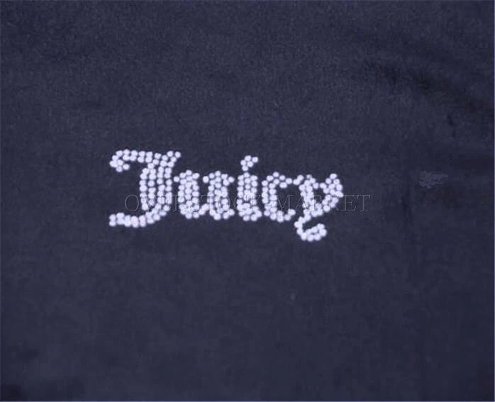 NEW WOMENS JUICY COUTURE VELOUR FULL ZIP HOODIE JACKET! RHINESTONE LOGO! VARIETY - Image 1 of 1