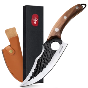 Chef Knife Japanese Kitchen Knives w/ Sheath for Cutting Cooking Hunting Camping - Picture 1 of 9