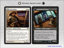 LOYAL CATHAR // UNHALLOWED CATHAR FOIL Dark Ascension MTG Magic Cards DJMagic