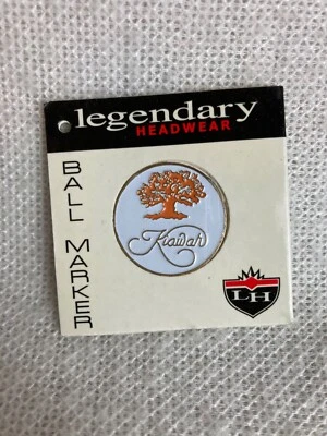 LEGENDARY HEADWEAR Kiawah Metal Golf Ball Marker NEW NIP