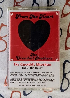 The Crandall Brothers From the Heart 1989 Cassette Album Gospel New/Sealed - Image 1 of 3