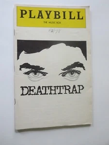 John Wood in the Broadway Play "Deathtrap" Playbill - Picture 1 of 1