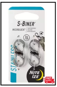 Microlock S-Biner Inox (Confezione da 2) - Foto 1 di 2
