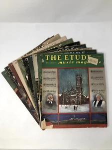 Etude: The Music Magazine, Lot of 10 Magazines Vintage 1946 - Picture 1 of 24