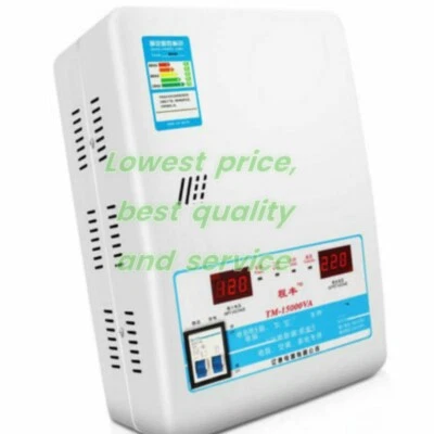 1PC 15KW Automatic Voltage Stabilizer AC regulator Power Supply 130-270V to 220V - Image 1 of 3