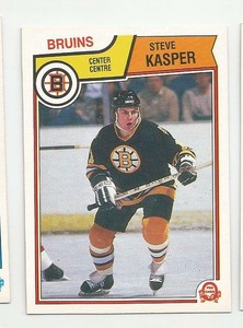 1983 84 OPC #50 STEVE KASPER BOSTON BRUINS O-PEE-CHEE