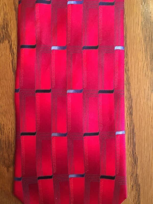 Corbata Patriótica Para Hombre Roja Blanca Azul Marino Valerio Garati Seda San Valentín Usada Foto 1 de 4