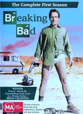 Breaking Bad - Season 1 - 3 DISC DVD SET - GREAT CONDITION - FREE POST - Image 1 of 4