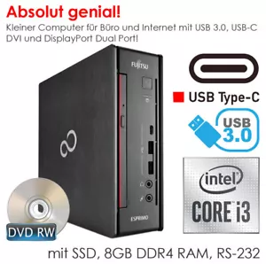 COMPUTER Q958 i3-8G 128GB M.2 SSD 8GB DDR4 DUALHEAD RS-232 WINDOWS 11 V649-DVDRW - Bild 1 von 6