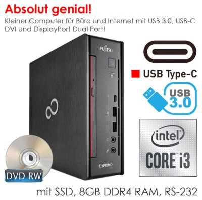 Computer Q958 i3-8G 128GB WITH 2 SSD 8GB DDR4 Dualhead RS-232 Windows 11 - Image 1 of 4