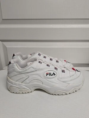 Vintage 90's Fila X-Formation Sneakers White Deadstock DS Men's US 11.5 NOS - Image 1 of 4
