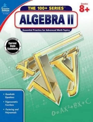 Algebra II, Grades 8 - 10 (Paperback) 100+ Series(tm) - Image 1 of 1