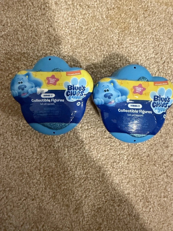 LOTE DE 2 figuras misteriosas coleccionables Blue's Clues & You caja ciega serie 2 NUEVO Foto 1 de 1