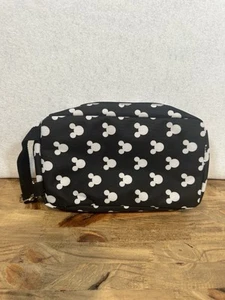 Disney Mickey Mouse Zipper Bag-Black White - Picture 1 of 8