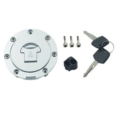Aluminium Tankdeckelschloss für Honda Motorräder mit Schlüssel CBR600 CBR900R - Image 1 of 4