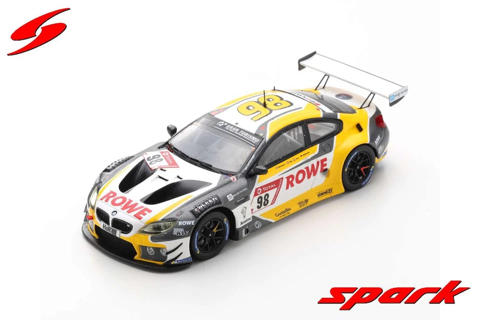 Spark SG683 1/43 BMW M6 GT3 NO.98 ROWE RACING 4° 24H NÜRBURGRING 2020 LIMITATO