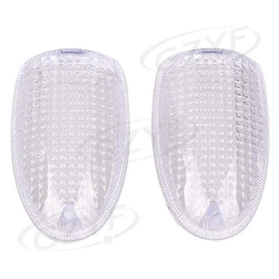 Par de lentes de señal de giro delanteras transparentes para BMW K1200RS 1997-2004 R850R/R1100R/R1100S Foto 1 de 4