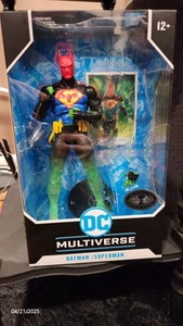 Mcfarlane Toys DC Multiverse - Batman Superman Fusion - Platinum CHASE Edition - Picture 1 of 7