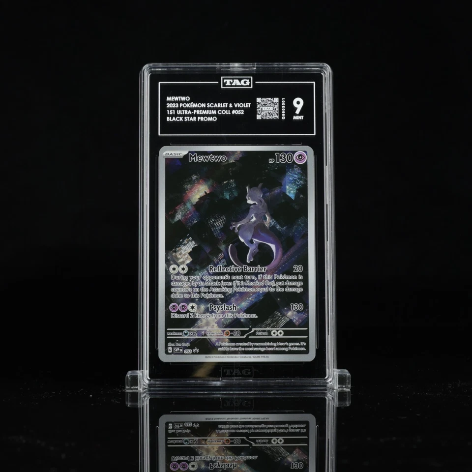 TAG 9 - Mewtwo #52 Black Star Promo Ultra Premium Collection 151  - Image 1 of 1