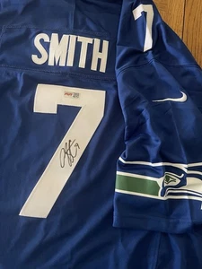 Geno Smith Signed Nike Seahawks Jersey (PIA) - Picture 1 of 4