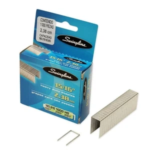 Swingline Staples, Heavy Duty, 15/16" Length, 210 Sheet Capacity, 100/Strip, ... - Picture 1 of 5