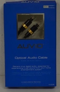 NEW Auvio Model 15-239 Optical Digital Audio Cable 6 ft (NEW) - Picture 1 of 2