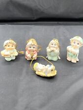 Vintage 2001 DREAMSICLES Nativity ornaments 5 Piece Set