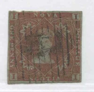 Nova Scotia 1853 1d used - Picture 1 of 1