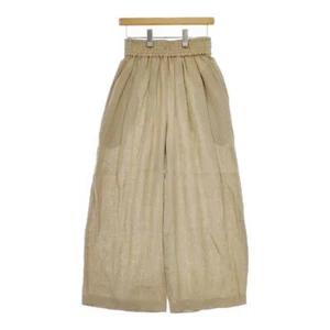 JOURNAL STANDARD L'essage Linen canvas wide easy pants Pants beige 5-0224M∞ - Picture 1 of 4